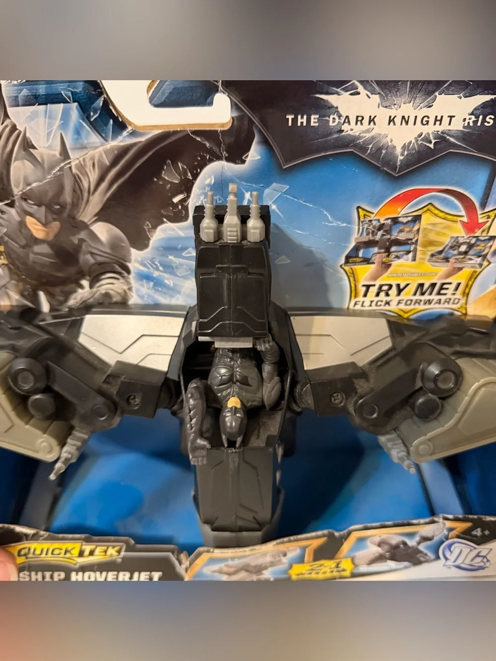 DC Comics The Dark Knight Rises QuickTek Gunship Hoverjet